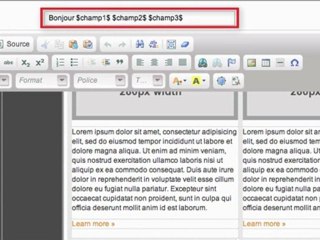 Personnalisation de Message - Formation Mailpro V5