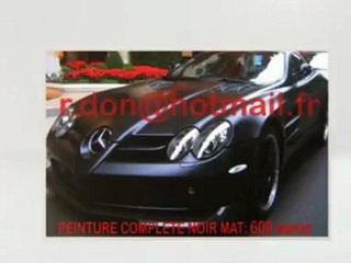 mercedes, mercedes noir mat covering-peinture, classe m, classe r, mercedes cl, classe s, classe a, classe v, classe b, clk, classe c, mercedes sl,  classe clc, mercedes noir mat