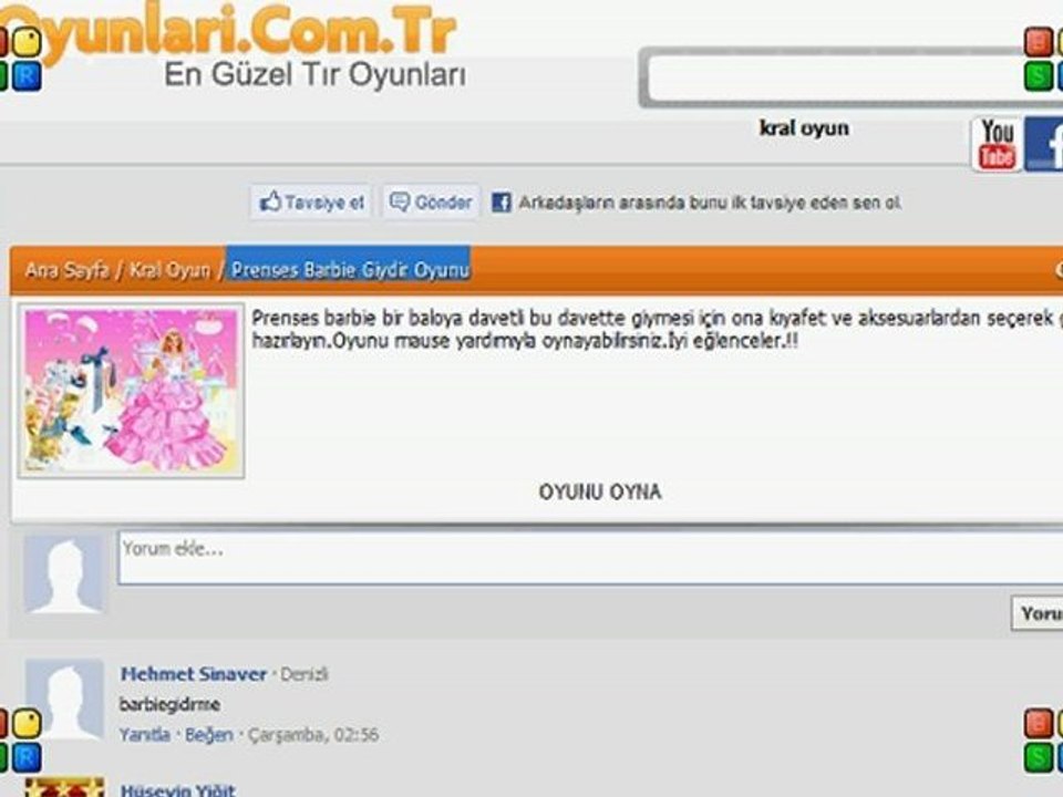 Prenses Barbie Giydir Oyunu