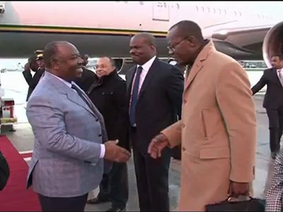 Arrivée du Président Ali Bongo Ondimba à Bruxelles