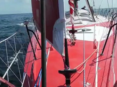 Vendée Globe 2012 : Tanguy de Lamotte (Initiative-coeur.fr)
