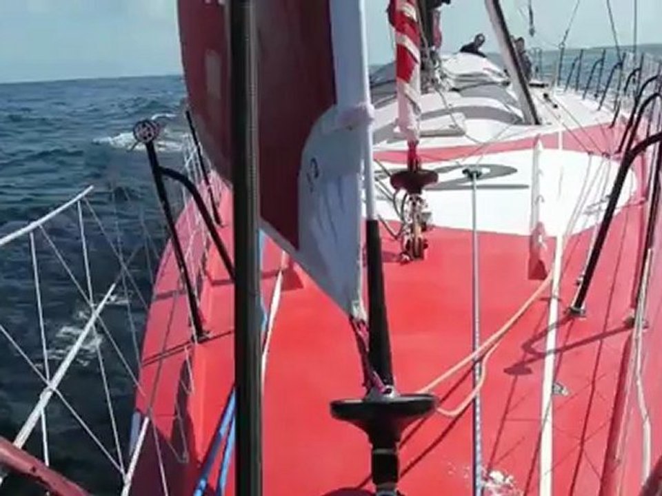 Vendée Globe 2012 : Tanguy de Lamotte (Initiative-coeur.fr)