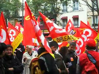 Manif CGT à Paris le 09 octobre 2012.