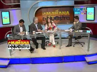 Adriana Díaz  agradece a Vanzzini