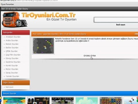 Ben 10 ve Enerji Topları Oyunu