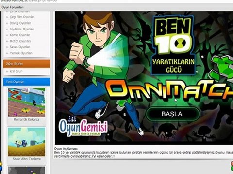 Ben 10 ve Yaratıklar Oyunu
