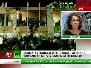 Arrest warrant for Gaddafi: Libya leader charged for 'civillian death order'