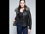 Mode : Blouson fourrure femme Fangy noir