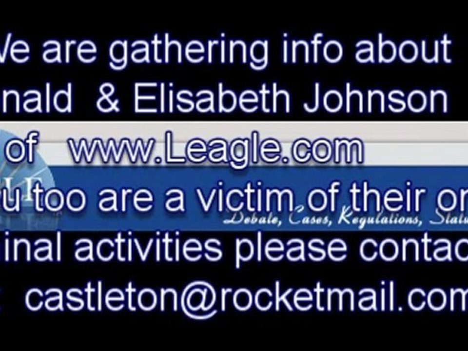 Criminal Investigation  of Elizabeth W Johnson - Criminal Investigation