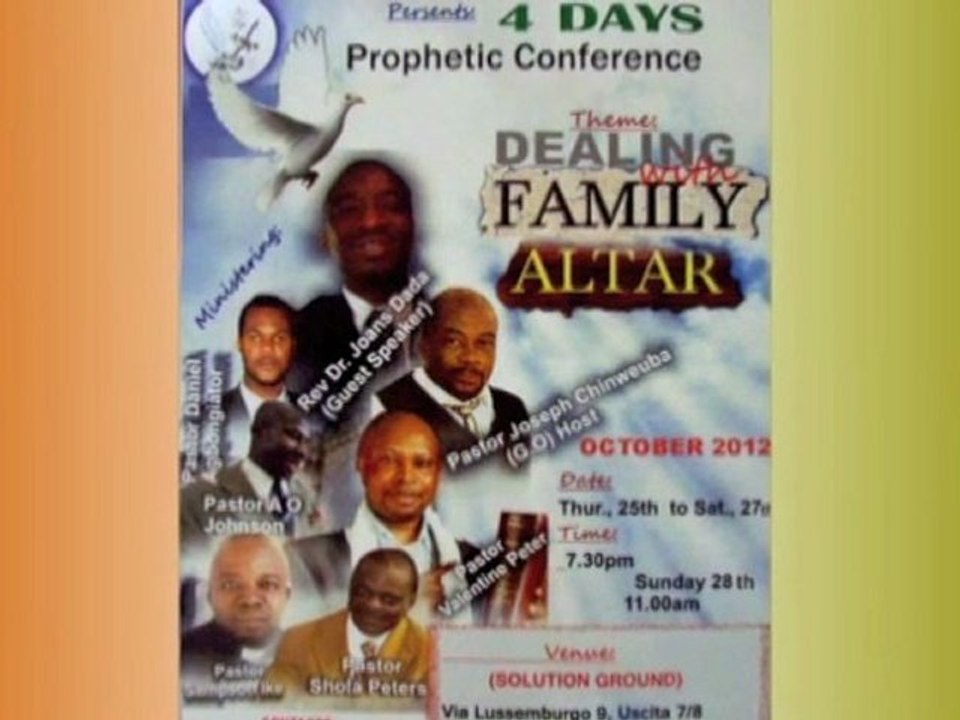 NEW LIFE DELIVERANCE MINISTRIES INTERNATIONAL    -       MODENA / ITALY