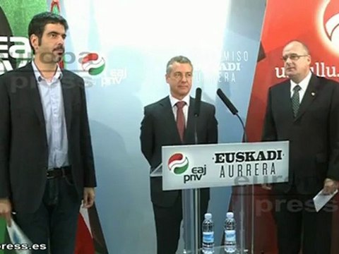 Urkullu: Política del PNV es la del crecimiento