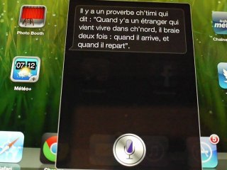 Siri, l'assistant vocal d'Apple, parle ch'ti