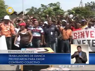 Скачать видео: Trabajadores de Dianca cumplen un mes de paralización para exigir discusión de contrato colectivo