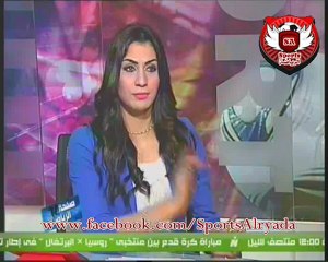 الجزء الاول الاعلاميه هبه ماهر فى صفحه الرياضه مع الناقد ابراهيم داود