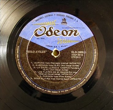 Oscar Avilés - Las flores de mi bandera (1971)