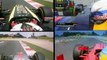 2012 - Spanish GP Lap Comparison #kimi hamilton alonso vettel