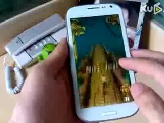 First Look Galaxy S3 clone bluebo 9300 dual core mtk6577 CPU kick-off