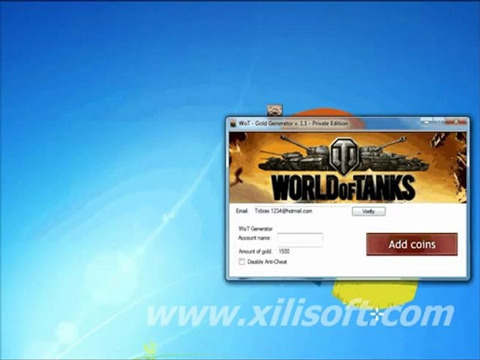 World of Tanks Gold Hack ™ FREE Download - October 2012 Update