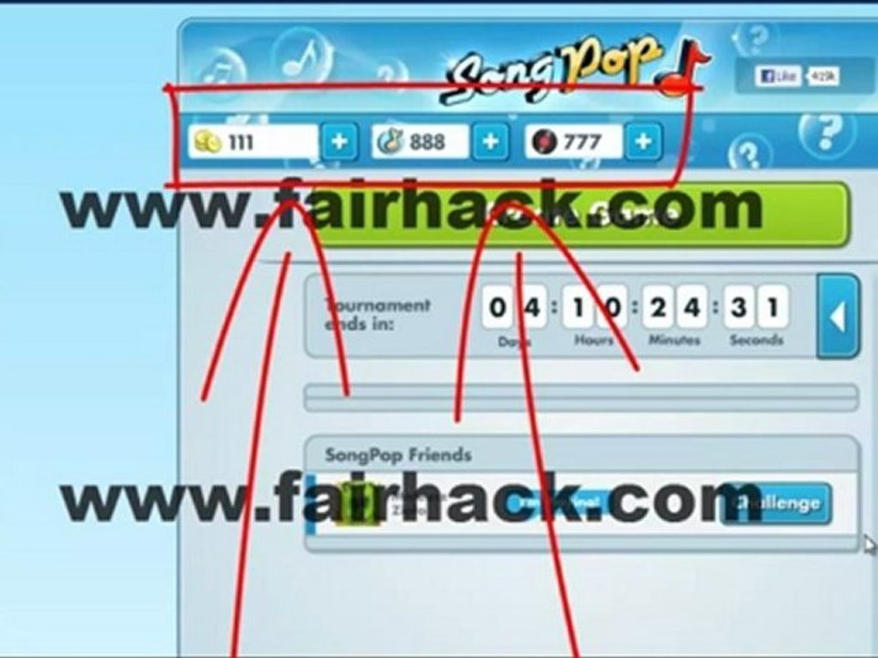 Song Pop hack - FREE Download - October 2012 Update