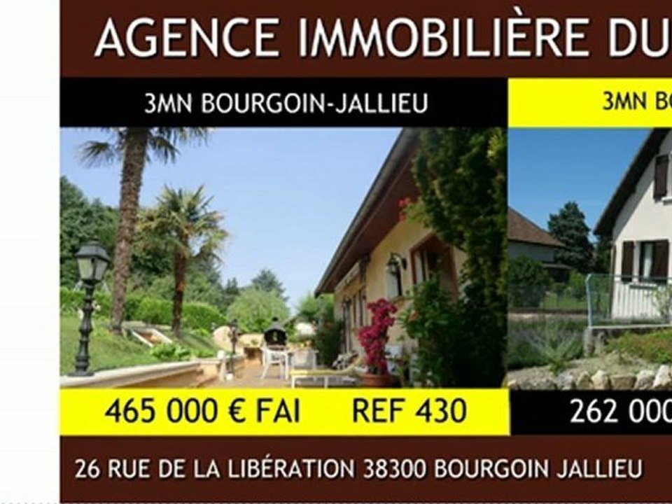 AGENCE IMMOBILIERE DU DAUPHINE SUR MADE IN TV
