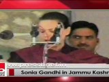 Sonia Gandhi in Kashmir recalls Indira Ji and Rajiv Ji