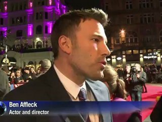 Ben Affleck meets Londoners ahead of 'Argo' premiere.