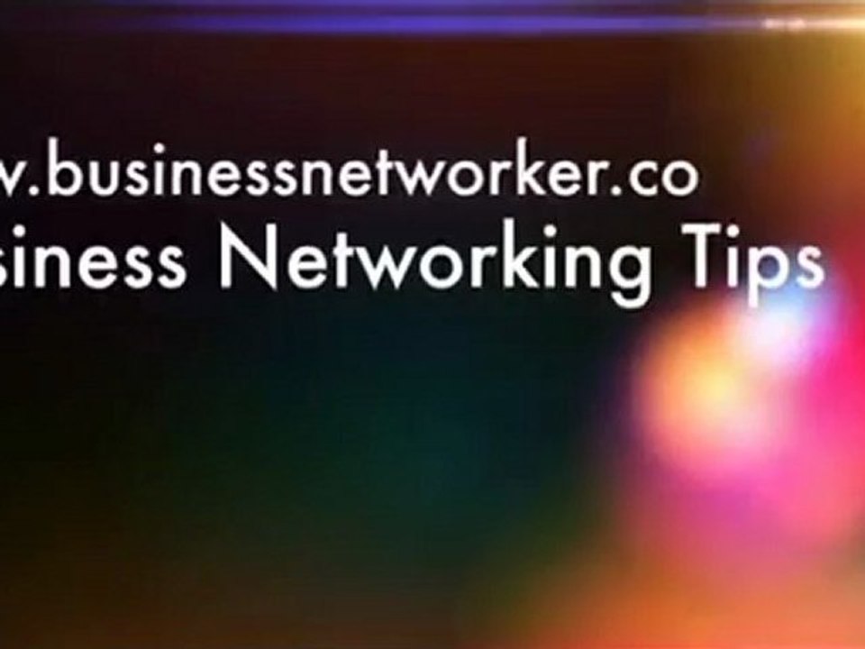 Networking - Be Yourself