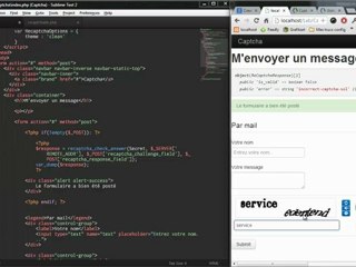 Tutoriel vidéo PHP : ReCAPTCHA