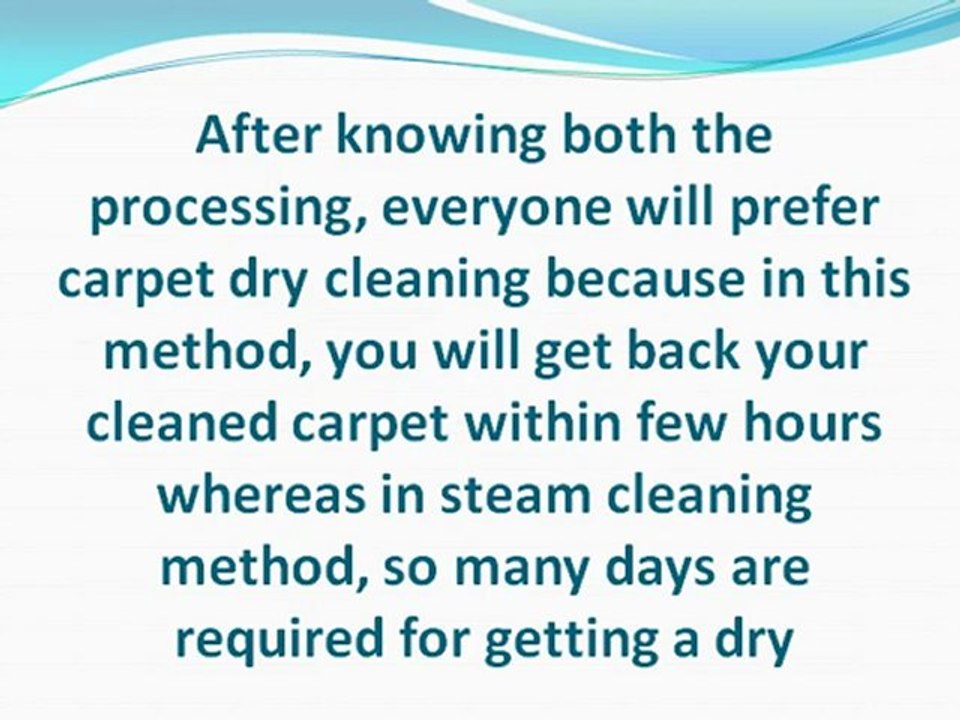 How Carpet Dry Cleaning is better than Carpet