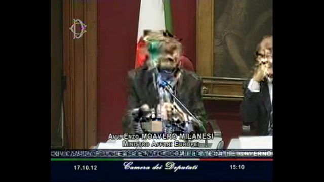 Roma L'audizione di Enzo Moavero Milanesi (17.10.12)