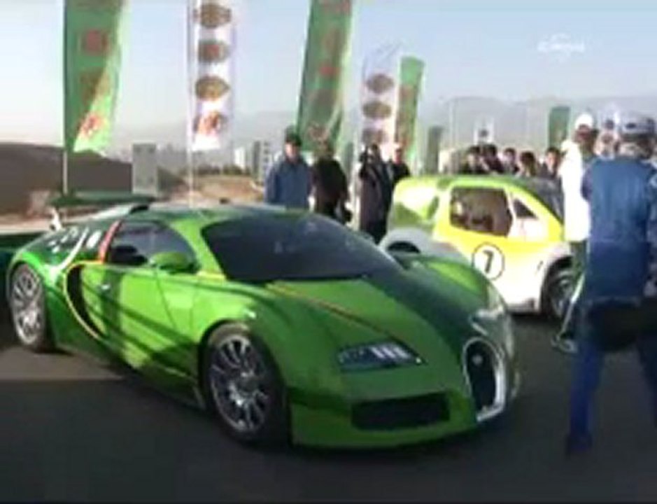 Berdimuhamedov 'Volkicar' ile asfaltı ağlattı