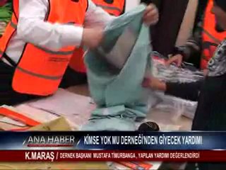 KİMSE YOK MU DERNEĞİ’NDEN  SIĞINMACILARA  GİYECEK YARDIMI YAPILDI.