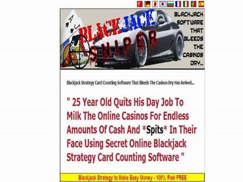 Blackjack Sniper Software - Advanced Strategy Slaps The Casino - Bot