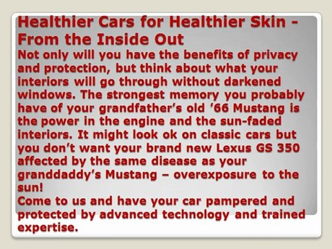 Tinting Your Windows for Conservation, Security and Safety