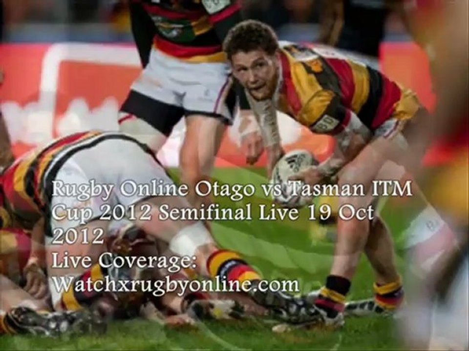 Rugby- Tasman vs Otago Fri 19 Oct Live OnTv