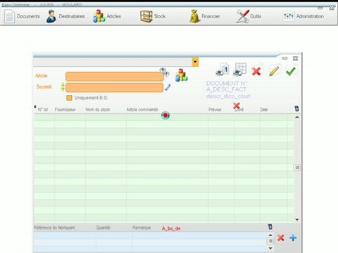 Stocks - Optimizze: Suppression d'un lot à réceptionner - ERP - v16