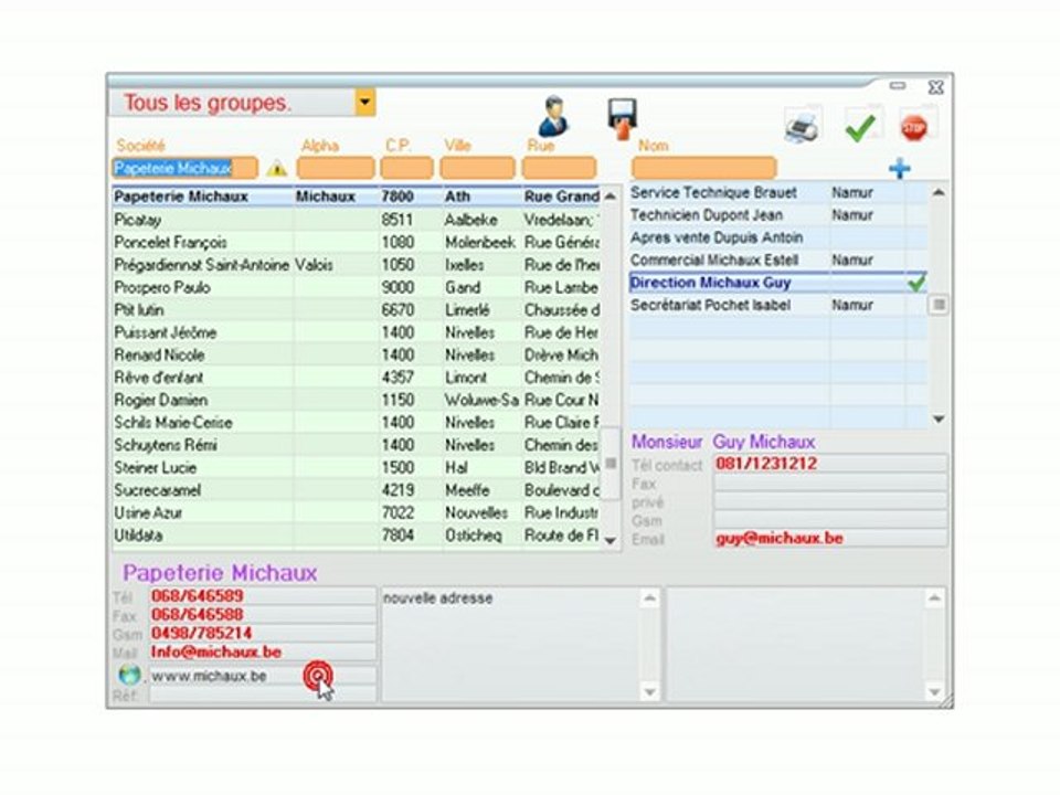 Finances - Optimizze: Liste des rappels de paiement - ERP - v16