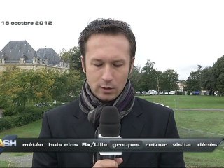 Le Flash info du jeudi 18 octobre 2012