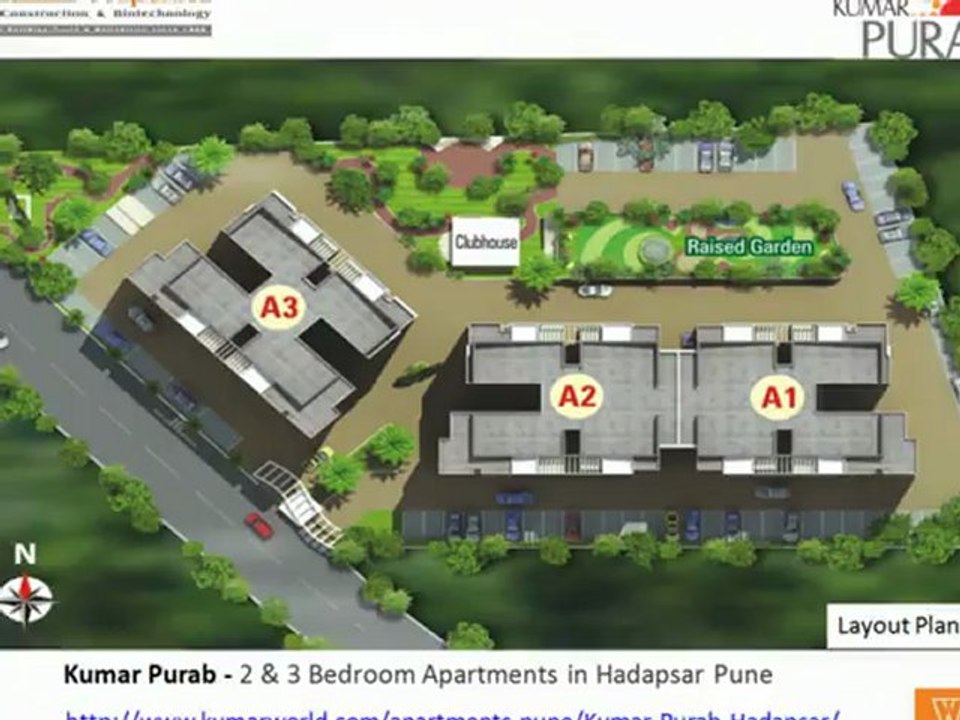 Intelligent and Spacious Flats in Hadapsar at Kumar Purab