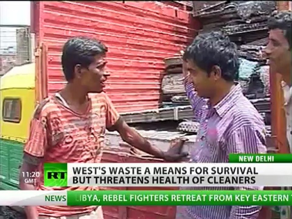Waste not, want not: US 'blesses' India with trash
