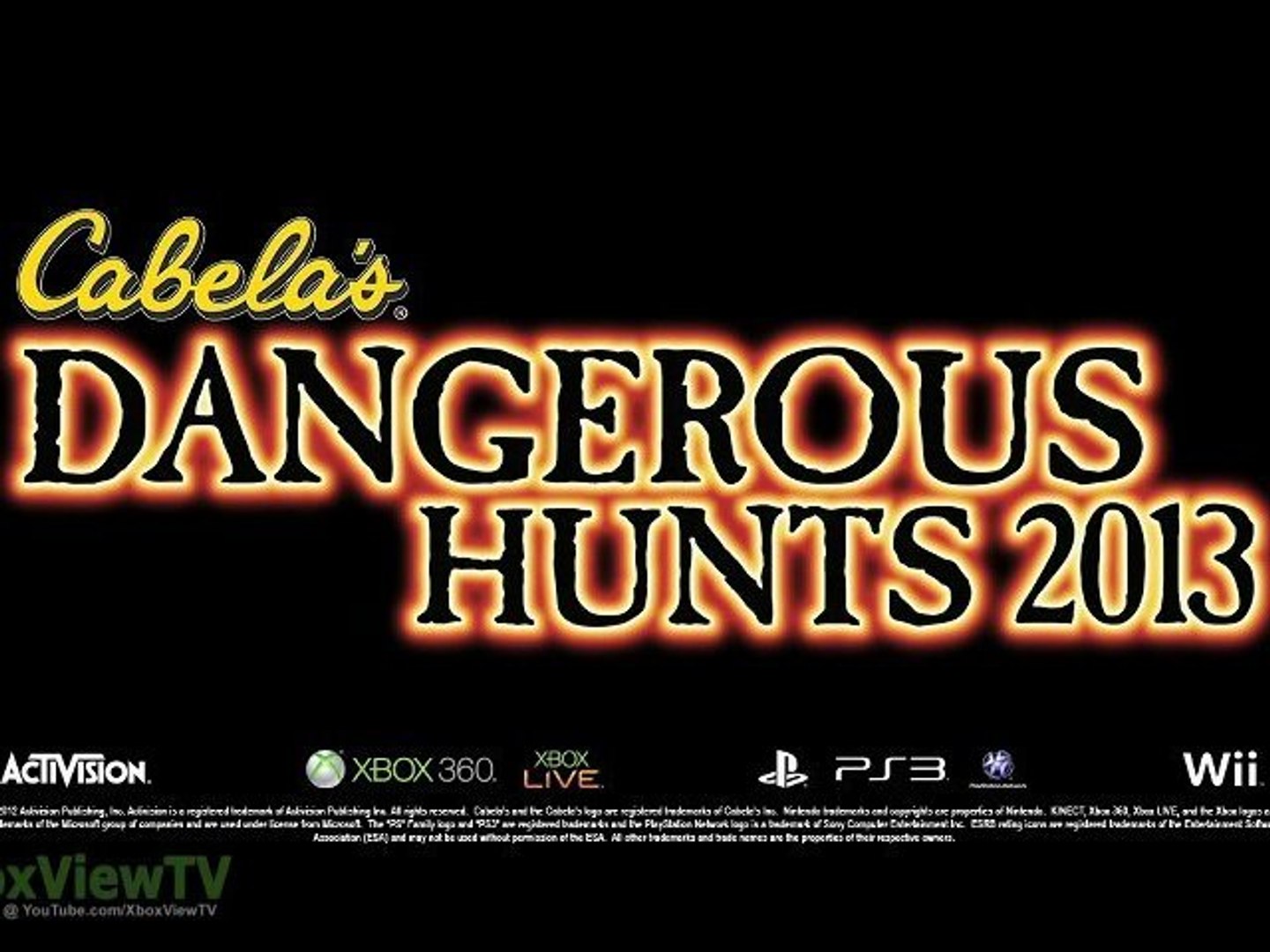 Cabela's Dangerous Hunts 2013, Launch Trailer [EN]