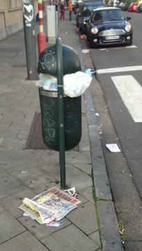 La propreté rue Defacqz à ixelles