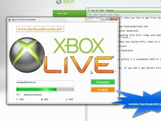Free Xbox Live Points Generator Tested And Working October 2012