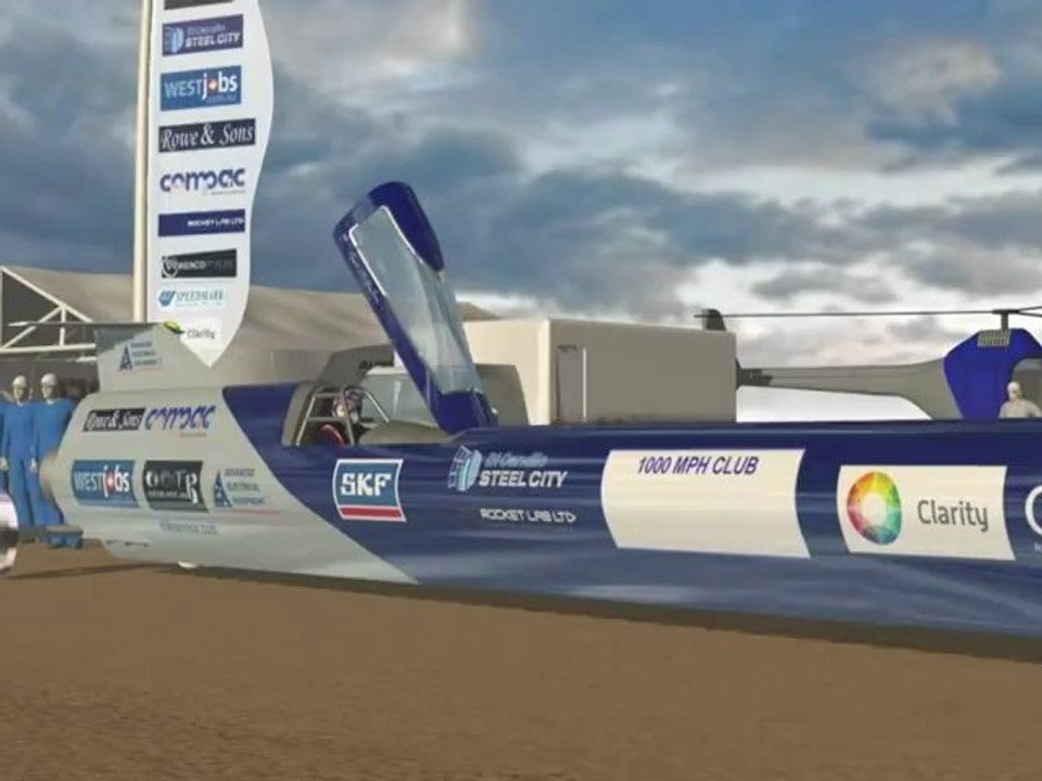 Schneller als ein Schuss: Mit Raketenauto durch die Schallmauer