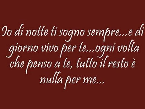 ...perchè di te non mi stanco,sarò sempre al tuo fianco,sei la cosa più bella che c'è.. - YouTube