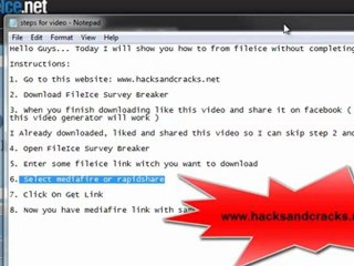 Fileice survey bypasser 2012