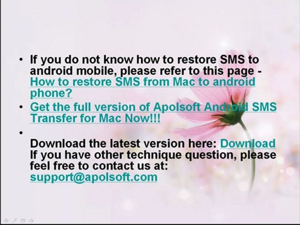 Android App To Easily Backup And Restore Android SMS Messages