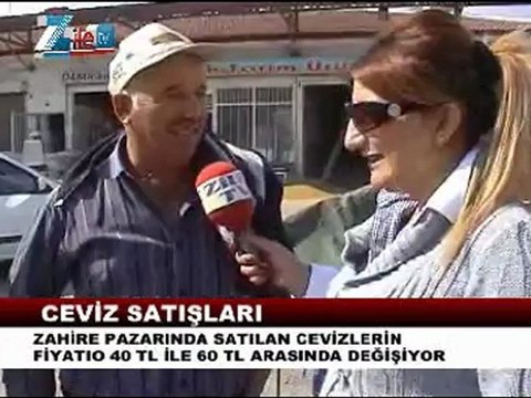 Zilede ceviz satışları