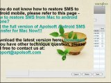 Backup Android SMS for LG Android phones to PC