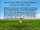 Backup Android SMS for Sony Android phones to mac